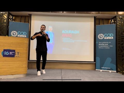  E-commerce: COD & Dropshipping / Aouragh Anas presentation 16DaysWeb