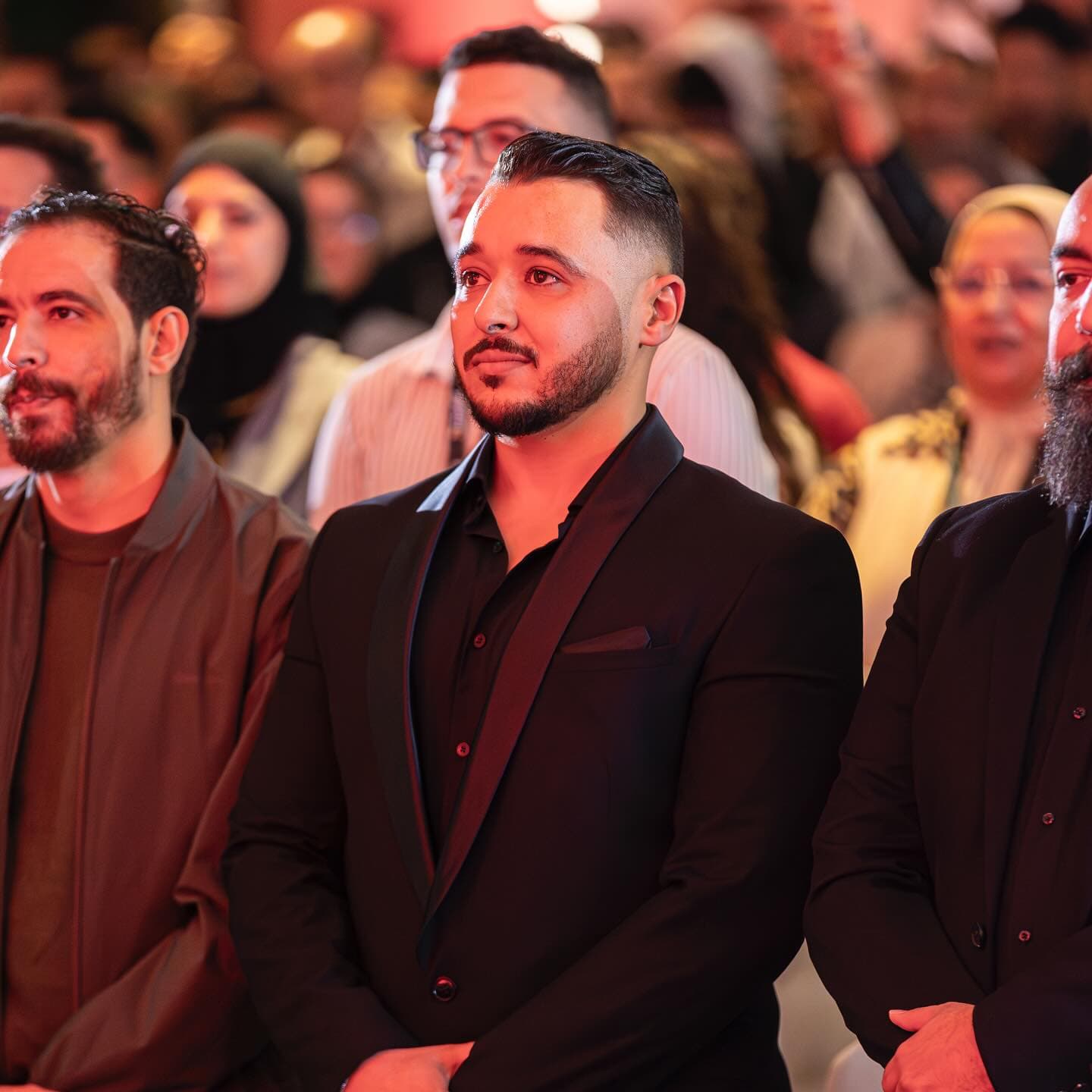 Anas Aouragh at event